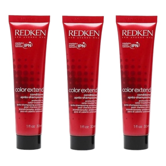 (3X) Redken 1 Ounce Color Extend Conditioner Protection Color Treated Hair Trial - Picture 1 of 1